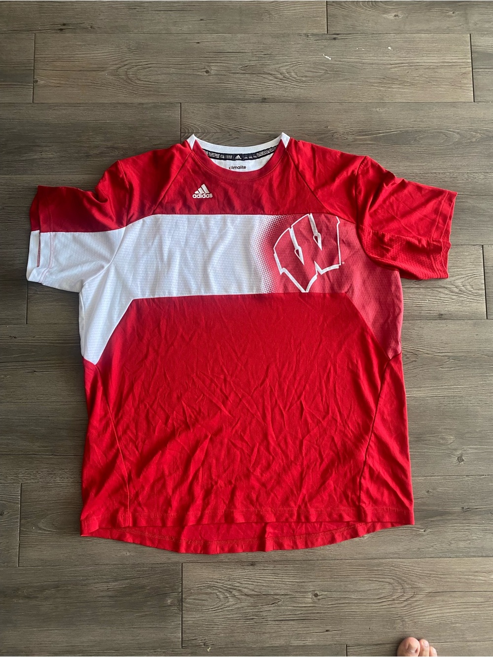 Adidas Climalite Wisconsin Badgers Shirt